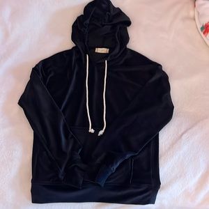 Altard State Black ribbed hoodie